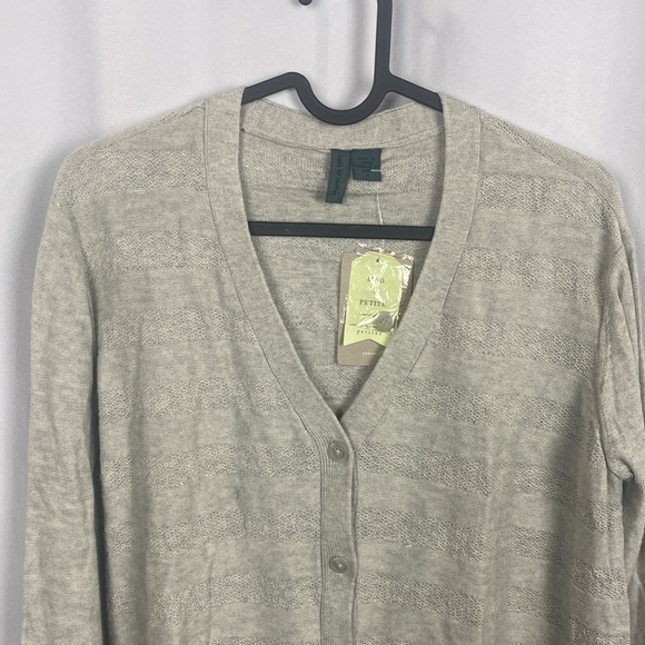 ANTHROPOLOGIE Left of Center Valonia Cardigan Grey NWT - Picture 4 of 13